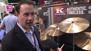 Zildjian Kerope cymbals 20quot and 22quot  NAMM 2014 [upl. by Nissa]