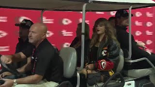 Taylor Swift back at Arrowhead Stadium for Monday Night Football [upl. by Anagrom]