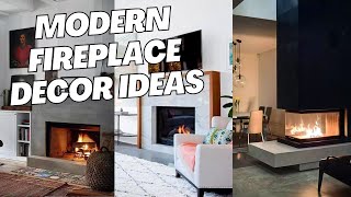 Modern Fireplace Decor Ideas Builtin Modern Fireplace Design and Inspiration [upl. by Sissy]