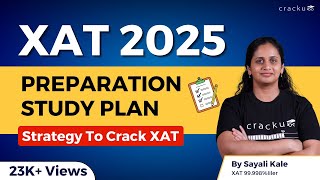 🚀 XAT 2025 Preparation Studyplan  Strategy To Crack XAT By Sayali Maam 99998ler in XAT [upl. by Ilanos]