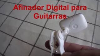 COMO AFINAR UNA GUITARRA CON UN AFINADOR DIGITAL [upl. by Muhan]