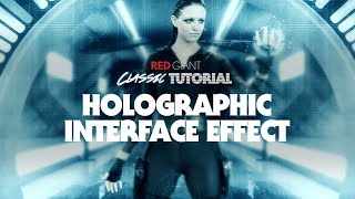 Classic Tutorial  Creating a Holographic Interface in After Effects [upl. by Huttan]