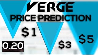 Verge Price Prediction Verge Bigger than Monero [upl. by Noxin228]