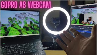 How to use GoPro as webcam gopro camera youtube viral tech like share subscribe india [upl. by Arawaj]