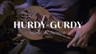 Hurdy Gurdy handmade folk instrument [upl. by Katee]