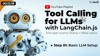 Tool Calling with LangChainjs  Step 01  Basic LLM Setup [upl. by Forcier625]