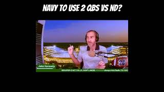 REPORT☘️Navy To Play 2 QBs vs Notre Dame shorts [upl. by Ernie]