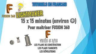 TUTO 315  TUTO FUSION 360  TUTORIEL FUSION 360 POUR DEBUTANTS [upl. by Elbert708]