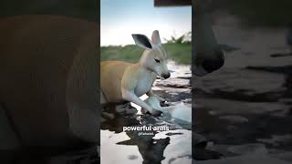 How Kangaroos Drown Dogs 🐶😱 FarhanYA shorts science viralvideo books 3d animation dog pets [upl. by Annirok]