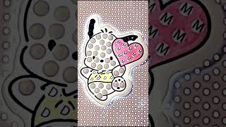 Diamond Painting Art Sanrio pochacco 💎 satisfying diamond diamondpainting [upl. by Polak]