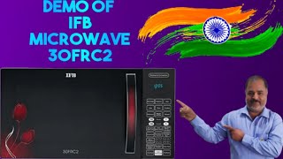 IFB MICROWAVE OVEN 30FRC2 DEMO VIDEO IN HINDI PART 1 [upl. by Arrekahs]