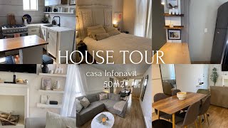 HOUSE TOUR  CASA INFONAVIT 50 metros cuadrados [upl. by Igic]