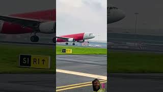 automobile airasia aviation airbustakeoff planespotting airport airbus320 landing airbus [upl. by Angele]