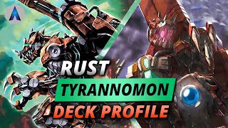 CRUSH YOUR OPPONENTS RustTyrannomon Deck Profile amp Combo Guide  Digimon Card Game BT11 Format [upl. by Grati]