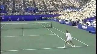 HL Monica Seles vs Jennifer Capriati 1991 US Open SF [upl. by Ahsitram]