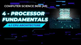 41  CPU Architecture Part 2 FetchDecodeExecute Cycle  Computer Science 9618 AS Level [upl. by Otho]