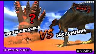 Therizinosaurus vs Suchomimusytp 😂😅🤣pong1977 dbwc edit dinosaur DBWCinOfficial [upl. by Enined]