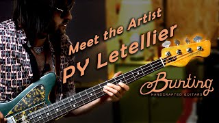 Meet the Artist  PY Letellier at Bunting Guitars [upl. by Leinad163]