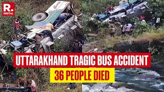 Uttarakhand Tragic Bus Accident 36 People Dead amp 19 Injured In Accident [upl. by Atiral954]