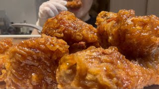 교촌 허니 오리지널 먹방 kyochon honey original chicken mukbang [upl. by Ketty]