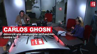 Carlos Ghosn dénonce une «campagne orchestrée» contre lui [upl. by Brier452]