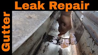 How to repair Gutter Leaks under 5 minutes permanently [upl. by Mills]