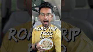 What I Ate On A Road Trip From Blr To Hyd 🚦🚘🍛 AD [upl. by Nemrak]