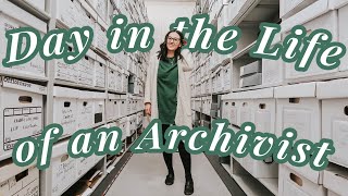 Archivist Work Day in the Life 📜 collections projects amp neurodivergent chats  Vlogmas ep 3 [upl. by Htezil]