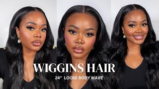 MUST HAVE 24 INCH LOOSE BODY WAVE HD LACE WIGGINS HAIR INSTALL amp BEGINNER FRIENDLY  Edwigealamode [upl. by Estel161]