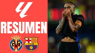 Villarreal vs Barcelona 15 Resumen LALIGA EA SPORTS 202425 [upl. by Oiracam]