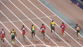 Usain Bolt 100 metres win at London 2012 [upl. by Iruahs]