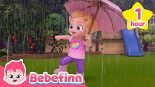 ☀️☔️ Weather Song More Nursery Rhymes  Bebefinn Songs for Kids  Hows The Weather Today [upl. by Eiboj]