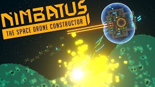 NEW SPACE SHIP BUILDER  Nimbatus The Space Drone Constructor First Look [upl. by Brost]