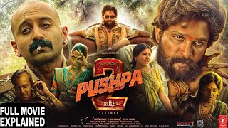 Pushpa 2  The Rule 🔥  New Released Hindi Dubbed Movie factsAllu Arjun Sukumar Rashmika Fahadh [upl. by Nohcim]