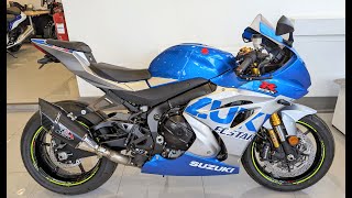 SUZUKI GSXR1000R ANNIVERSARY EDITION  For Sale  Crescent Motorcycles Bournemouth [upl. by Burleigh142]