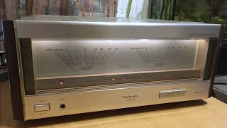 Part 1  Which Technics amplifiers with large VU meters are good to buy [upl. by Reichert751]