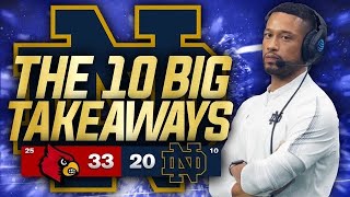 Notre Dame vs Louisville☘️10 Takeaways [upl. by Chitkara225]