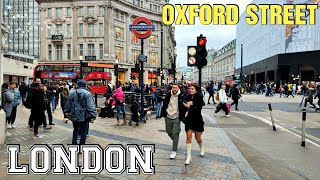 A Leisurely Walk Along Oxford Street Londons Shopping Haven 🚶‍♂️🛍️ London [upl. by Anoj975]