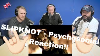 Slipknot  Psycosocial REACTION  OFFICE BLOKES REACT [upl. by Saint876]