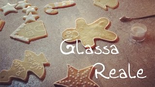 GLASSA REALE e decorazione dei biscotti [upl. by Leirej639]