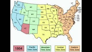 A map of US time zones [upl. by Fariss578]