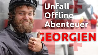 31 Fahrradreise Georgien Unfall und plötzlich offline  Bikepacking Georgia anotherway [upl. by Joub467]