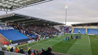 Oldham Athletic fans vs Chesterfield FC  26022022 [upl. by Danie]