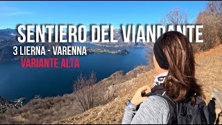 SENTIERO DEL VIANDANTE Tappa 3 Lierna  Varenna VARIANTE ALTA [upl. by Tomaso]