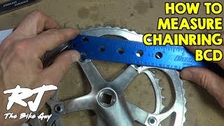 How To Measure CrankChainrings Size BCD [upl. by Avenej]