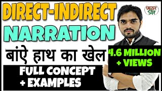 Direct and Indirect Speech in English Grammar  Narration in English Grammar  ChangesRulesConcept [upl. by Enigroeg]