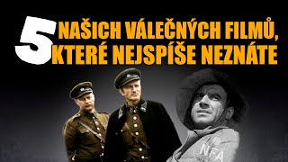 5 ČESKOSLOVENSKÝCH VÁLEČNÝCH FILMŮ KTERÉ NEJSPÍŠE NEZNÁTE  Historický dobrodruh [upl. by Figge596]