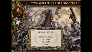 Cossacks II  Napoleonic Wars playing campaing mission 1 [upl. by Fernanda766]