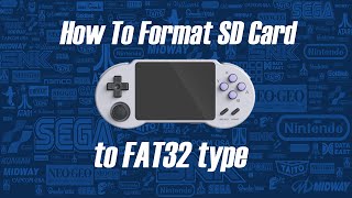 PocketGo S30  How to Format SD card in FAT32 [upl. by Araccat]