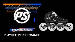 Playlife Performance speed skates  Speaking Specs [upl. by Ahsaenat]